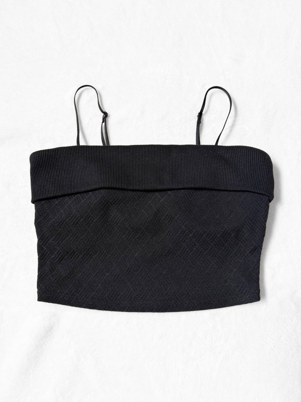 EUC ALO Yoga Doubles Only Bra Tank – Black – XS